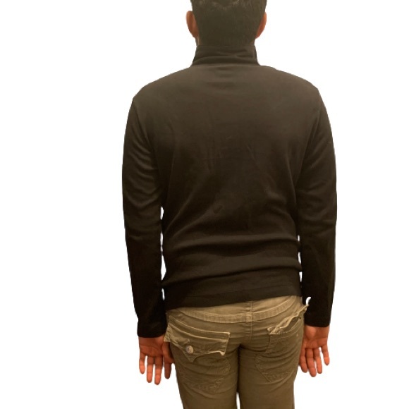 Michael Kors Black Mock Turtle Neck Shirt (M) - Picture 4 of 7